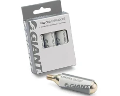 Giant Control Blast Threaded CO2 Cartridges (Silver) (3 Pack) (16g)