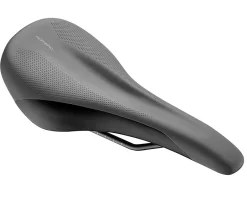 Giant Romero Saddle (Black) (Steel Rails) (138mm)