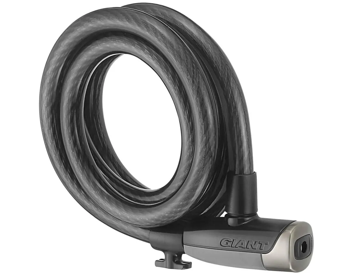 Giant Surelock Flex Key Coil 15 Cable Lock (Matte Black)