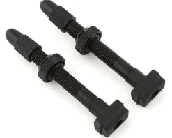 Giant Tubeless Valve Stems (Black) (Pair) (Presta) (44mm)