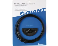 Giant UltraSlick Mountain Brake Cable (Teflon) (1) (Black) (w/ Housing)