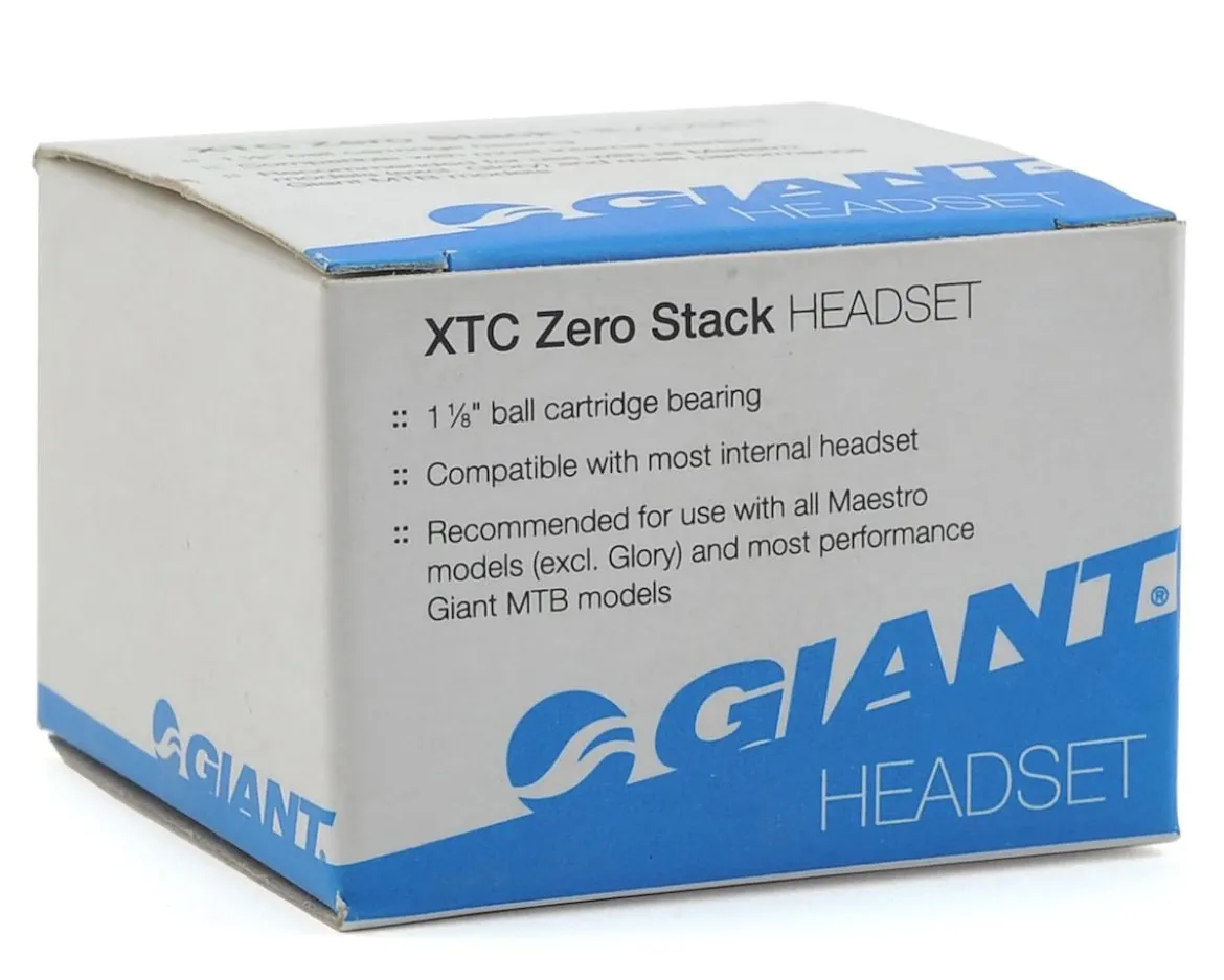 Giant XTC Zero Stack Headset (Black) (1-1/8")