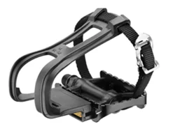 Giant Empire Pedals w/Toe Clips (Black)