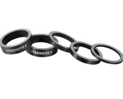 Giant OD2 Carbon Headset Spacer Kit (Black) (2.5, 5, 10mm) (Also Fits Canyon)