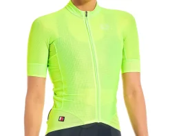 Giordana Women's FR-C Pro Neon Short Sleeve Jersey (Neon Yellow) (M)
