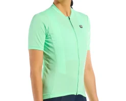Giordana Women's Fusion Short Sleeve Jersey (Neon Mint) (L)