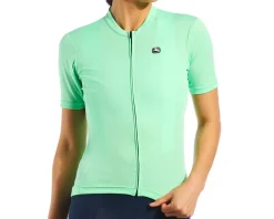 Giordana Women's Fusion Short Sleeve Jersey (Neon Mint) (L)