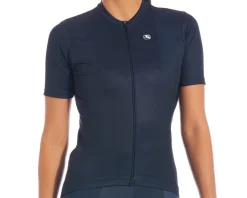Giordana Women's Fusion Short Sleeve Jersey (Midnight Blue) (M)