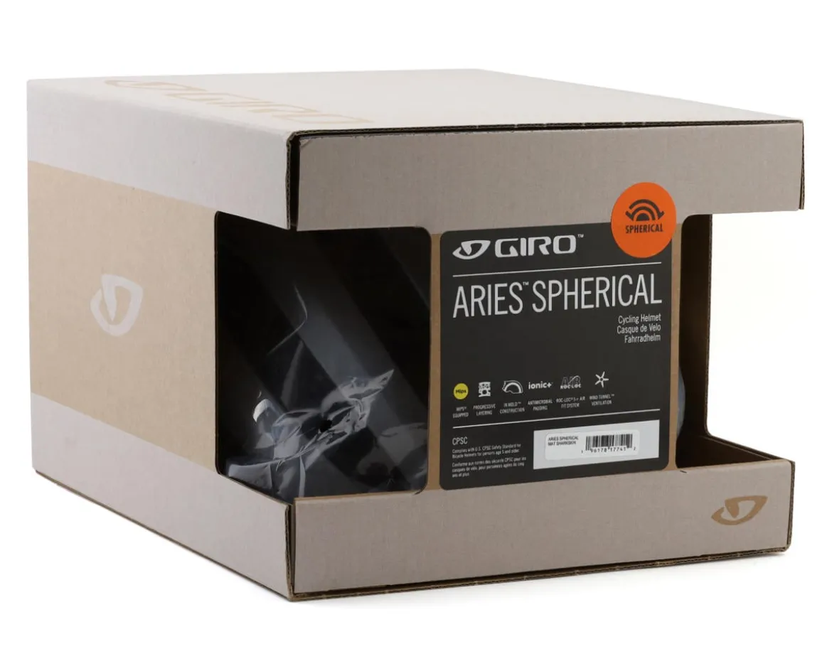 Giro Aries Spherical MIPS Helmet (Matte Sharkskin) (S)