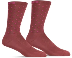 Giro Comp Racer High Rise Socks (Dark Cherry/Raspberry) (S)
