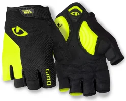 Giro Strade Dure Supergel Short Finger Gloves (Yellow/Black) (S)