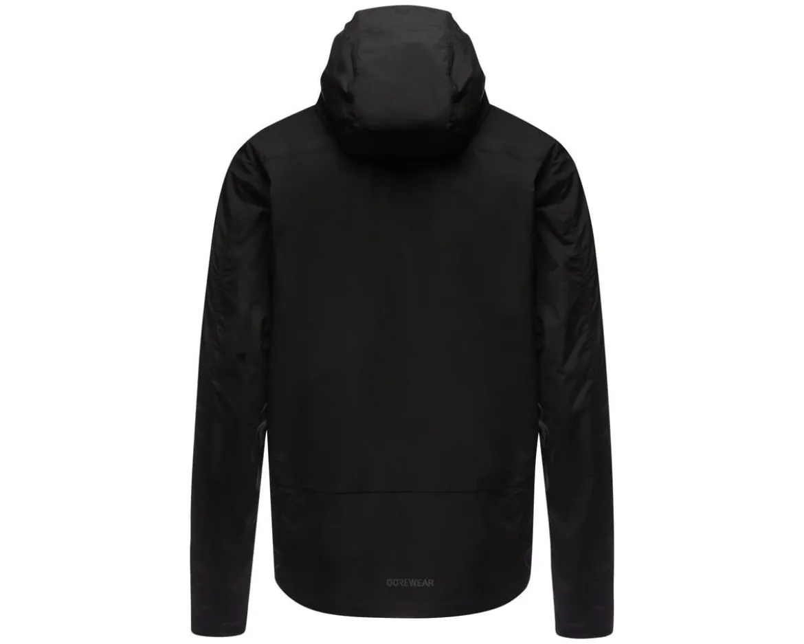 Gore Wear Fernflow Hooded Windbreaker (Black) (Men's) (S)