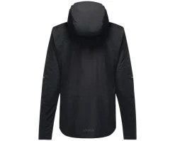 Gore Wear Fernflow Hooded Windbreaker (Black) (Women's) (S)