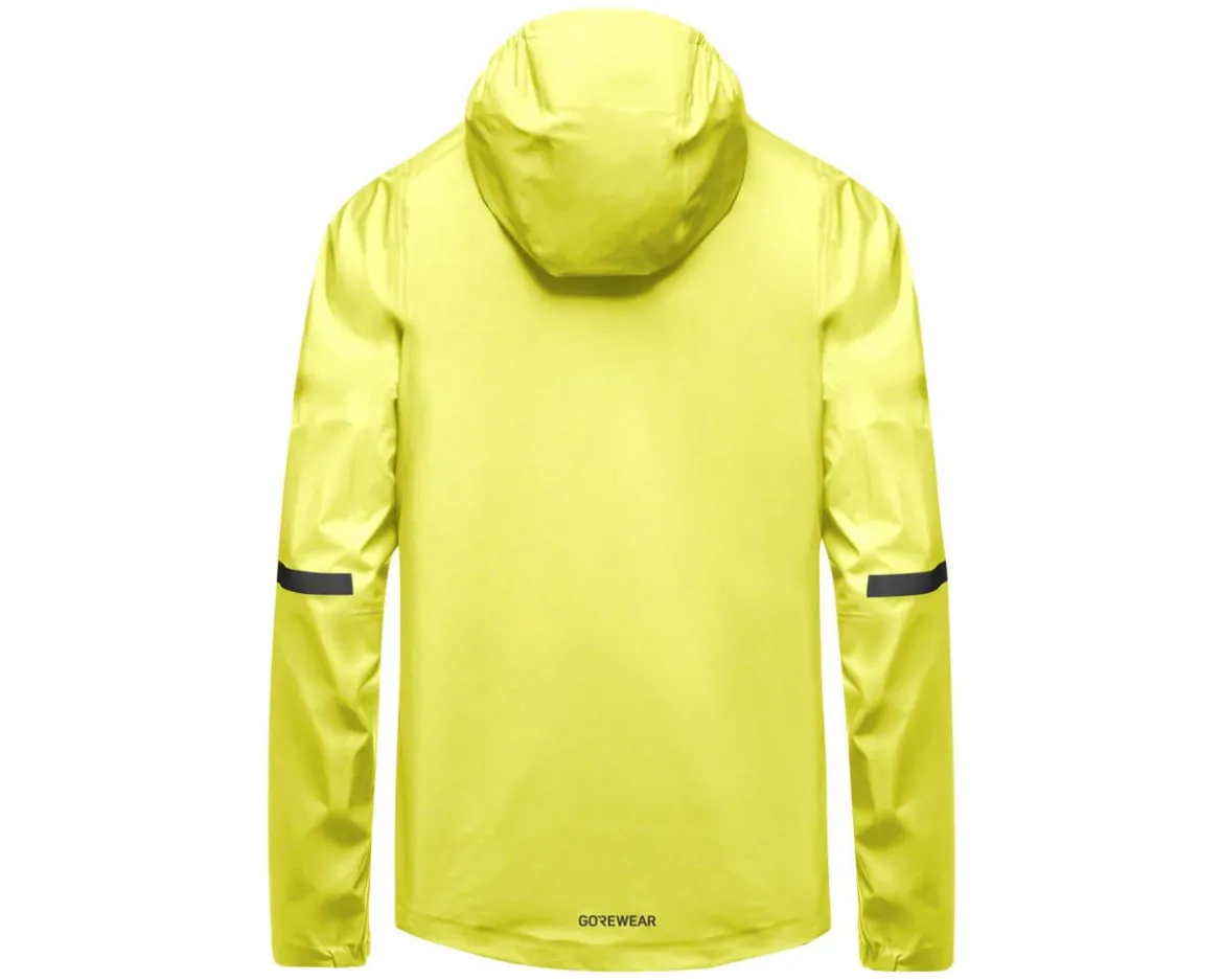 Gore Wear Lupra Gore-Tex 2.0 Hooded Jacket (Black/Neon Yellow) (Men's) (L)