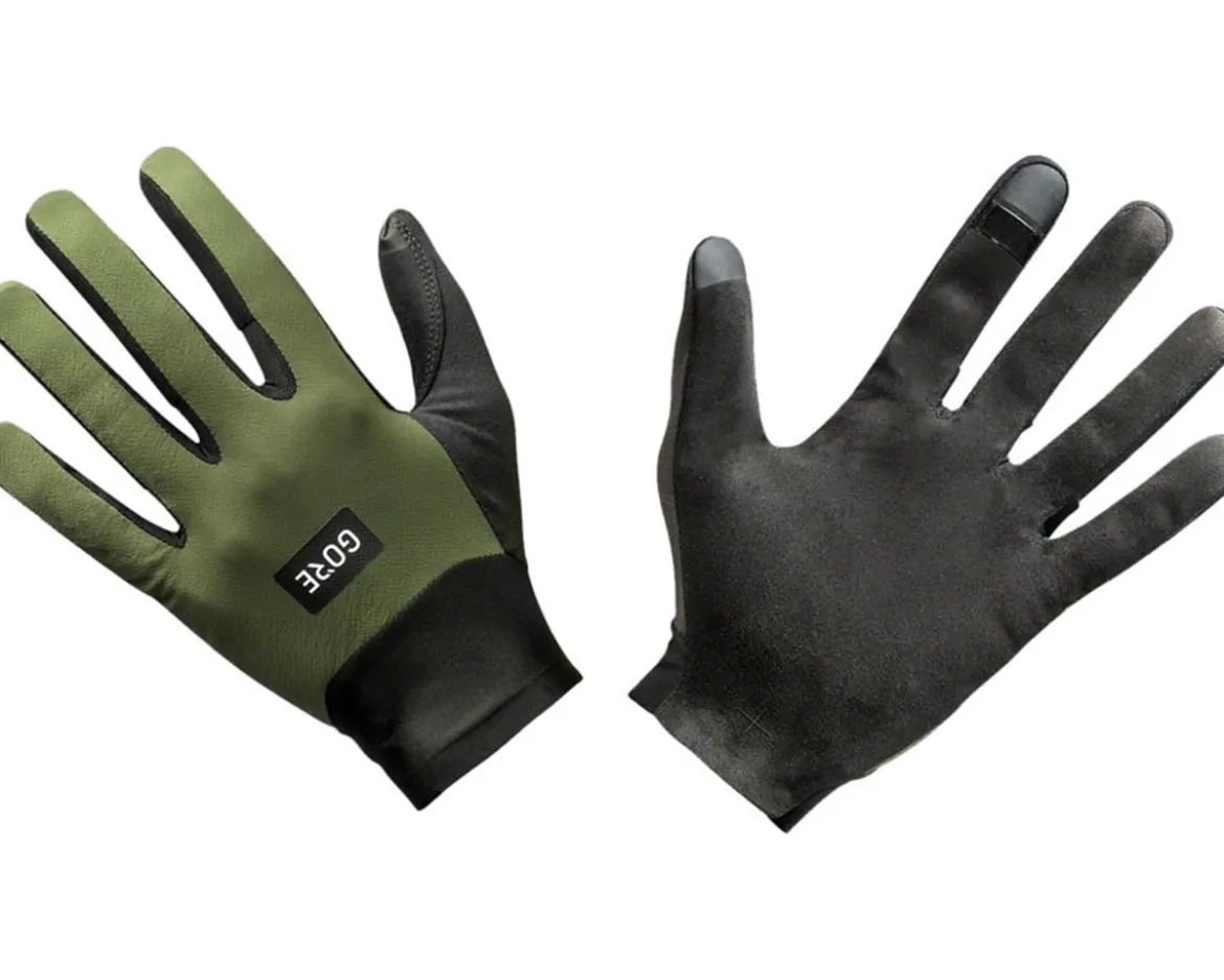 Gore Wear Trail KPR Long Finger Gloves (Utility Green) (S)