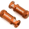 Granite-Design Juicy Nipples Presta Valve Core Remover Caps (Orange) (2)