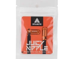 Granite-Design Juicy Nipples Presta Valve Core Remover Caps (Orange) (2)