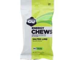 GU Energy Chews (Salted Lime) (12 | 2.12oz Pouches)