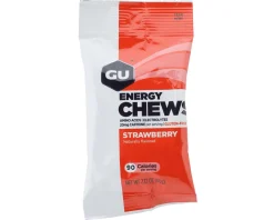 GU Energy Chews (Strawberry w/Caffeine) (12 | 2.12oz Pouches)