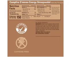 GU Energy Stroopwafel (Campfire S'Mores) (16 | 1.1oz Packets)