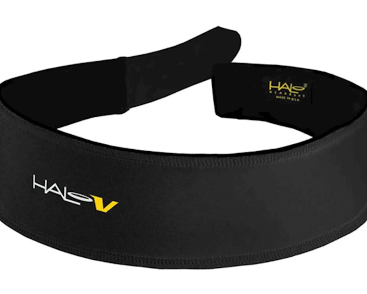 Halo Headband V Hook & Loop Headband (Black)
