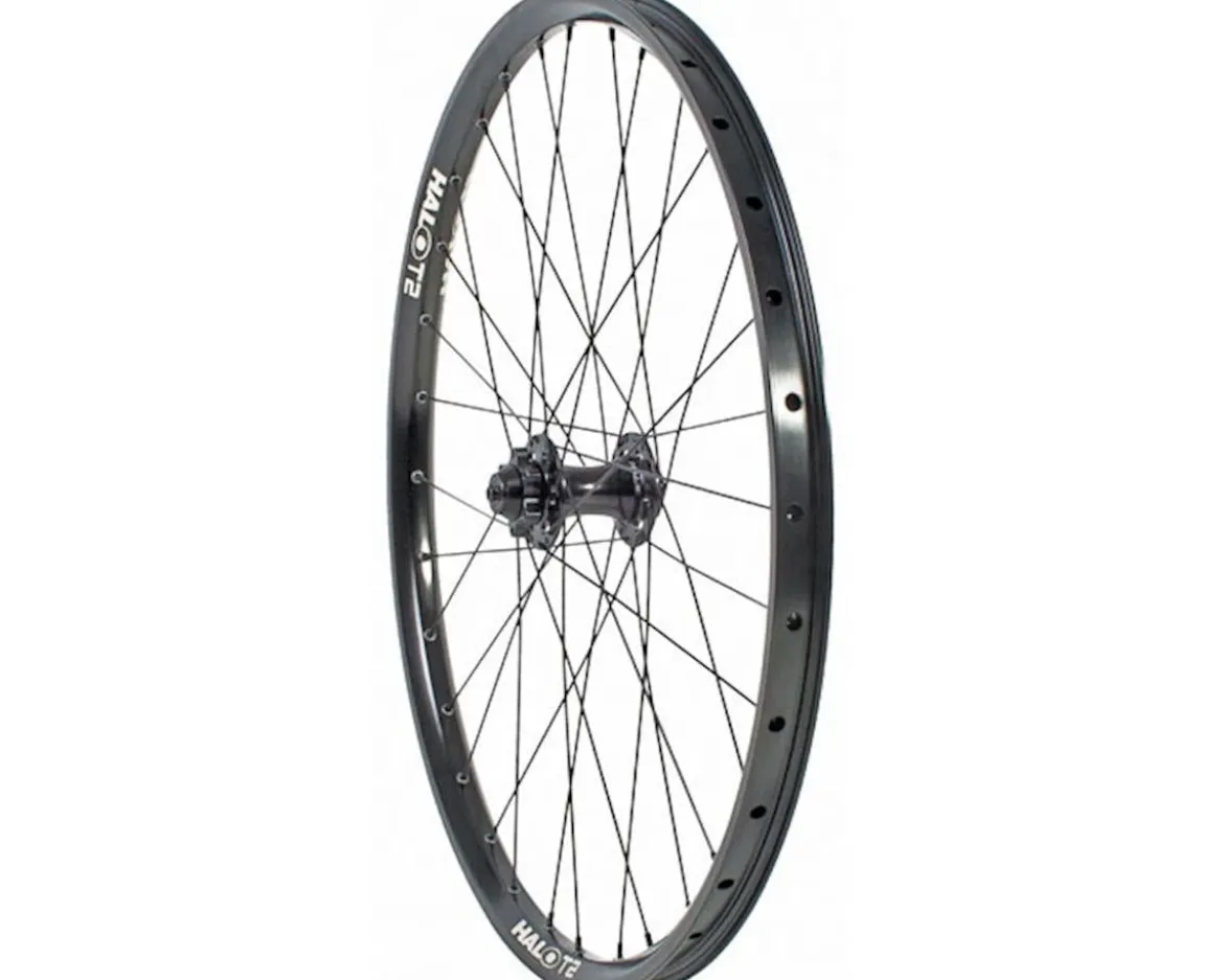 Halo Wheels T2 Front Wheel (Black) (QR/15 x 100mm) (26") (Rim Brake/6-Bolt) (Clincher)