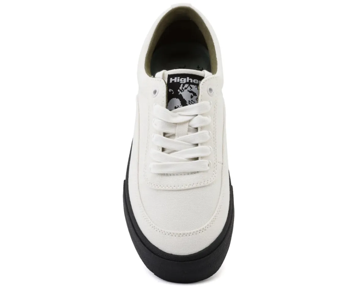 Higher Footwear Crypt Canvas Shoes (Raw Ecru Canvas/Black) (8.5)