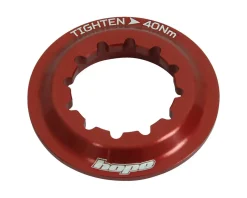 Hope Centerlock Rotor Disc Lockring (Red) (Internal Spline)