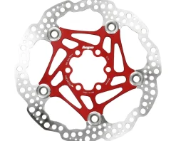 Hope Floating Disc Brake Rotor (Red) (6-Bolt) (160mm)