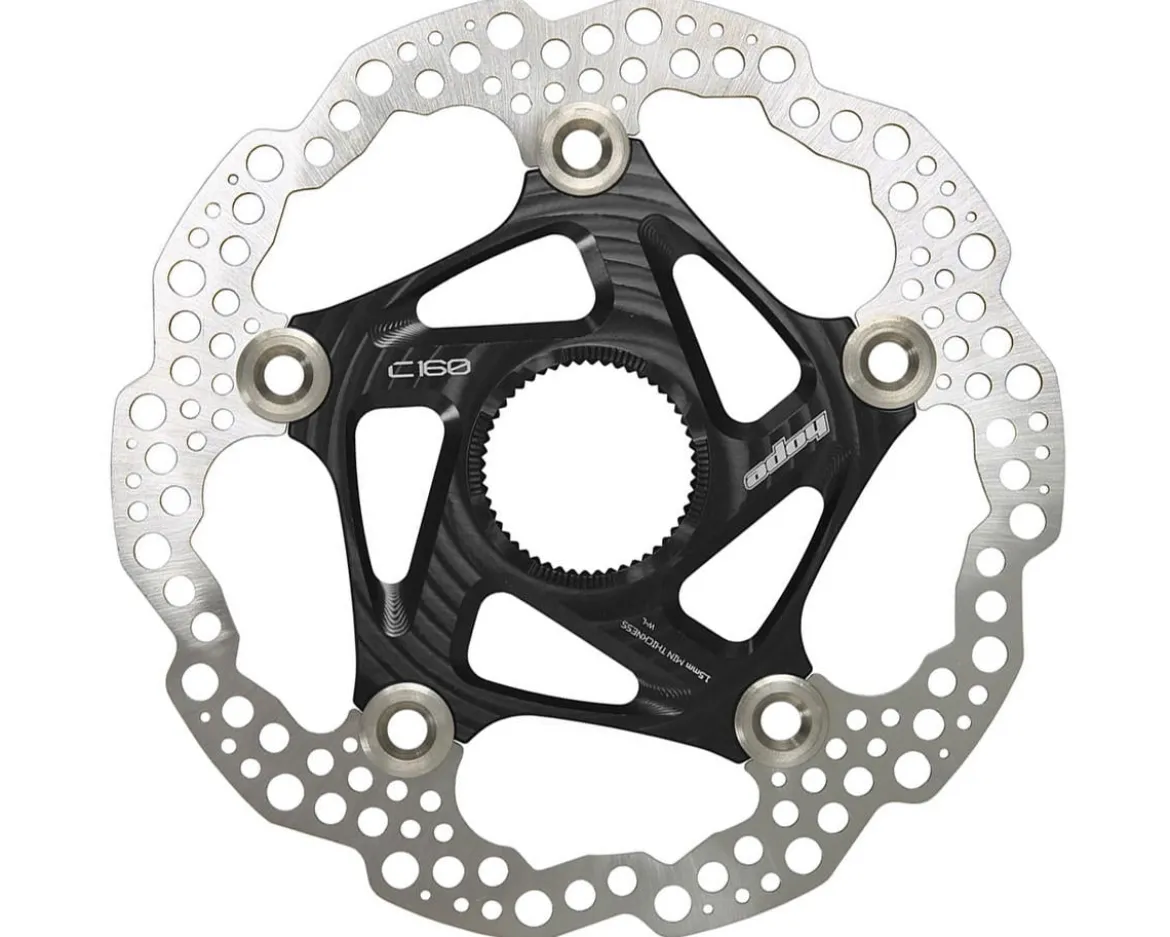 Hope MTB Floating Disc Brake Rotor (Black) (Centerlock) (160mm)