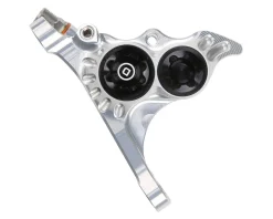 Hope RX4+ Road/Gravel Disc Brake Caliper (Silver) (Hydraulic) (Front) (Front Flat DM +20) (DOT)