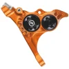 Hope RX4+ Road/Gravel Disc Brake Caliper (Orange) (Hydraulic) (Front) (Front Flat DM +20) (Mineral Oil)