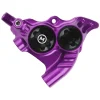 Hope RX4+ Road/Gravel Disc Brake Caliper (Purple) (Hydraulic) (Front or Rear) (Flat Mount Direct+20) (Mineral Oil)