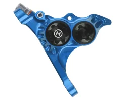 Hope RX4+ Road/Gravel Disc Brake Caliper (Blue) (Hydraulic) (Front) (Front Flat DM +20) (Mineral Oil)