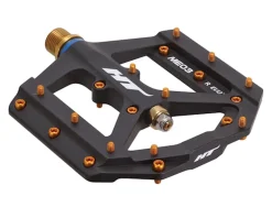HT ME03 Evo Platform Pedals (Black) (Titanium Spindle)
