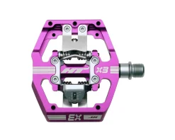HT X3 Clipless Platform Pedals (Purple) (9/16")