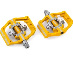 HT X2-SX Clipless BMX Platform Pedals (Gold) (9/16