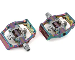 HT X2-SX Clipless BMX Platform Pedals (Oil Slick) (9/16