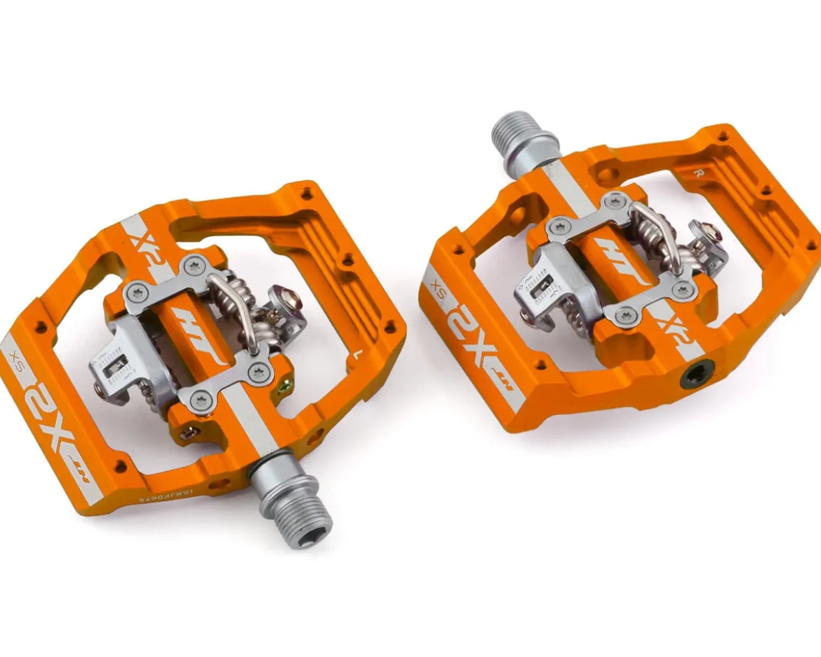 HT X2-SX Clipless BMX Platform Pedals (Orange) (9/16")