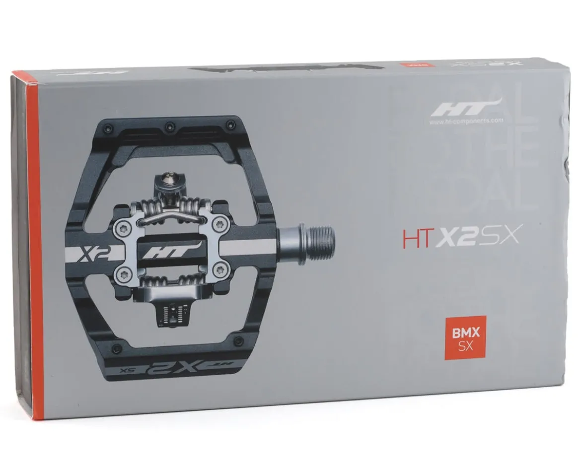 HT X2-SX Clipless BMX Platform Pedals (Orange) (9/16")