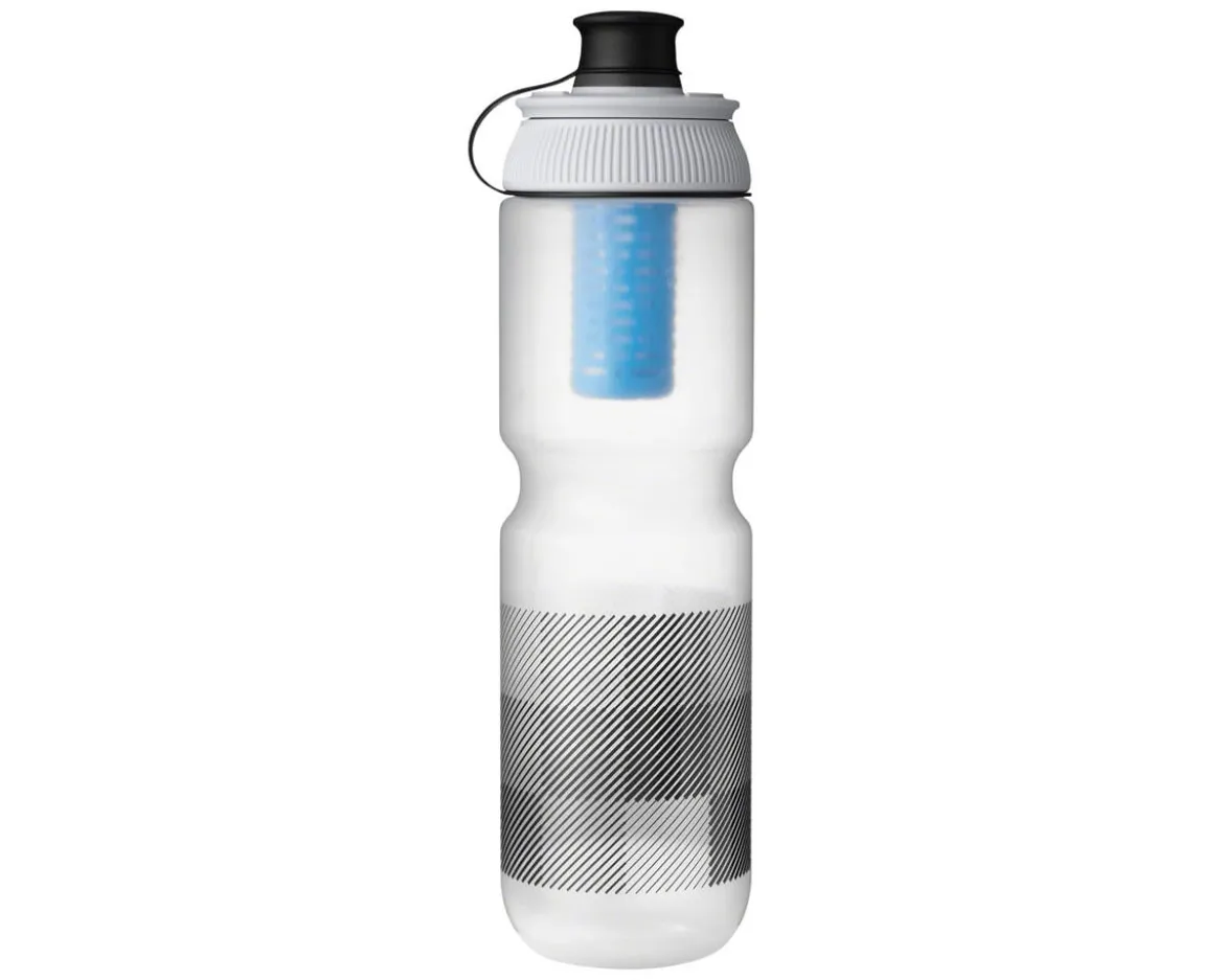 Hydrapak Breakaway+ Filter Water Bottle (Translucent/Grey) (30oz)