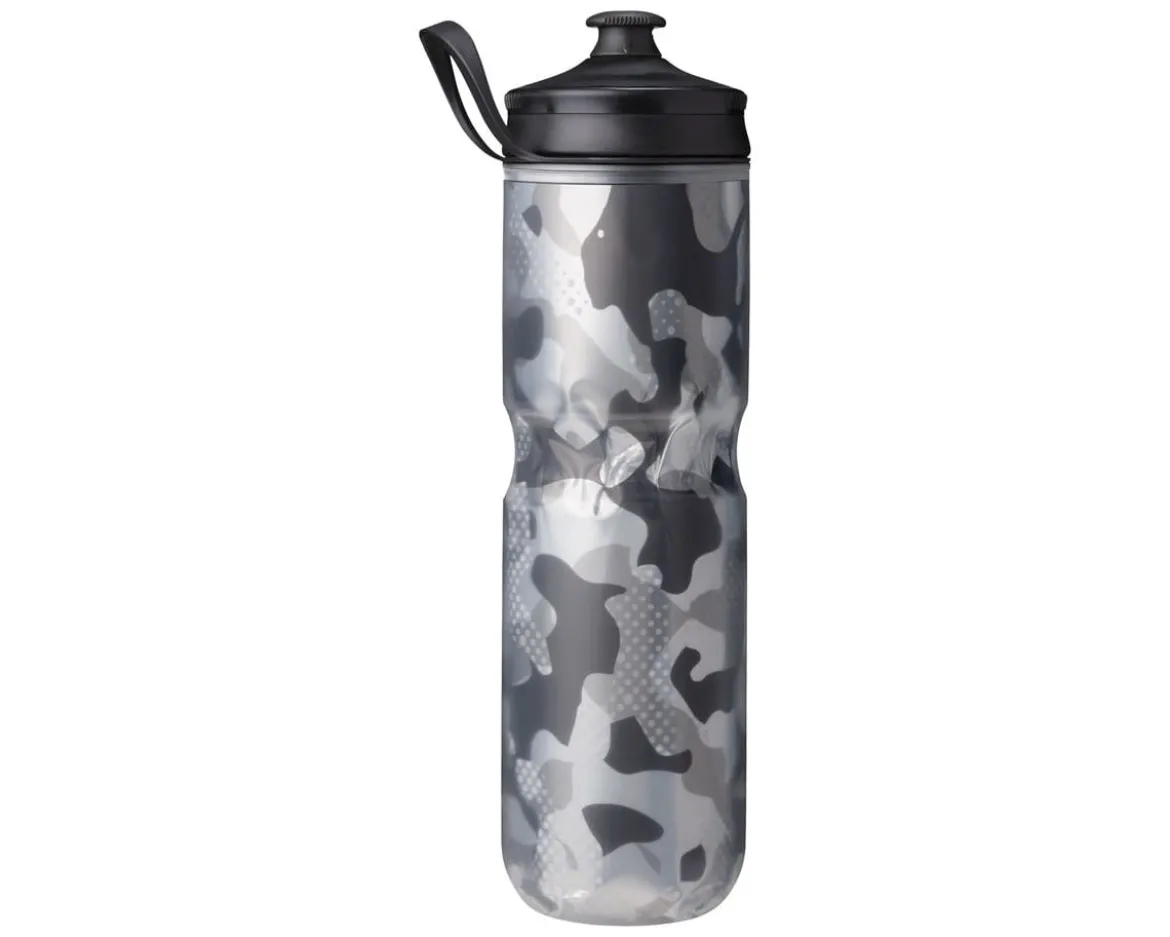 Hydrapak Polar Sport Contender Insulated Water Bottle (Black) (24oz) (Single)