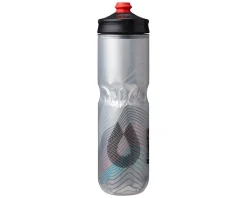 Hydrapak Polar Surge Ascent Insulated Water Bottle (Silver) (24oz) (Single)