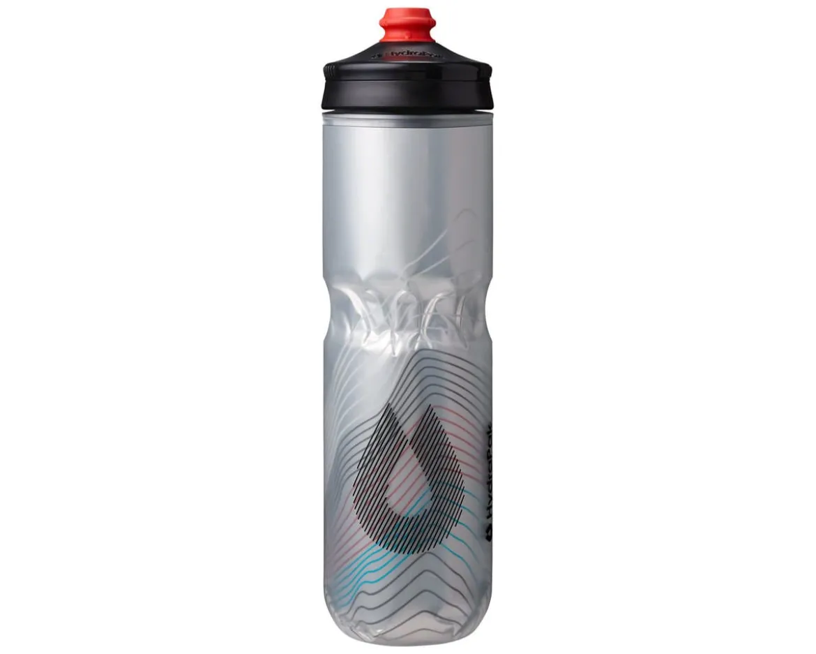 Hydrapak Polar Surge Ascent Insulated Water Bottle (Silver) (24oz) (Single)