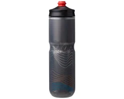 Hydrapak Polar Surge Ascent Insulated Water Bottle (Black) (24oz) (Single)