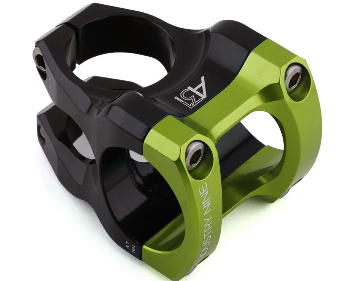 Industry Nine A318 Stem (Black/Lime) (31.8mm) (30mm) (8°)