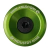 Industry Nine Ultra Light Aluminum Top Cap (Lime) (1-1/8")