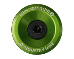 Industry Nine Ultra Light Aluminum Top Cap (Lime) (1-1/8")