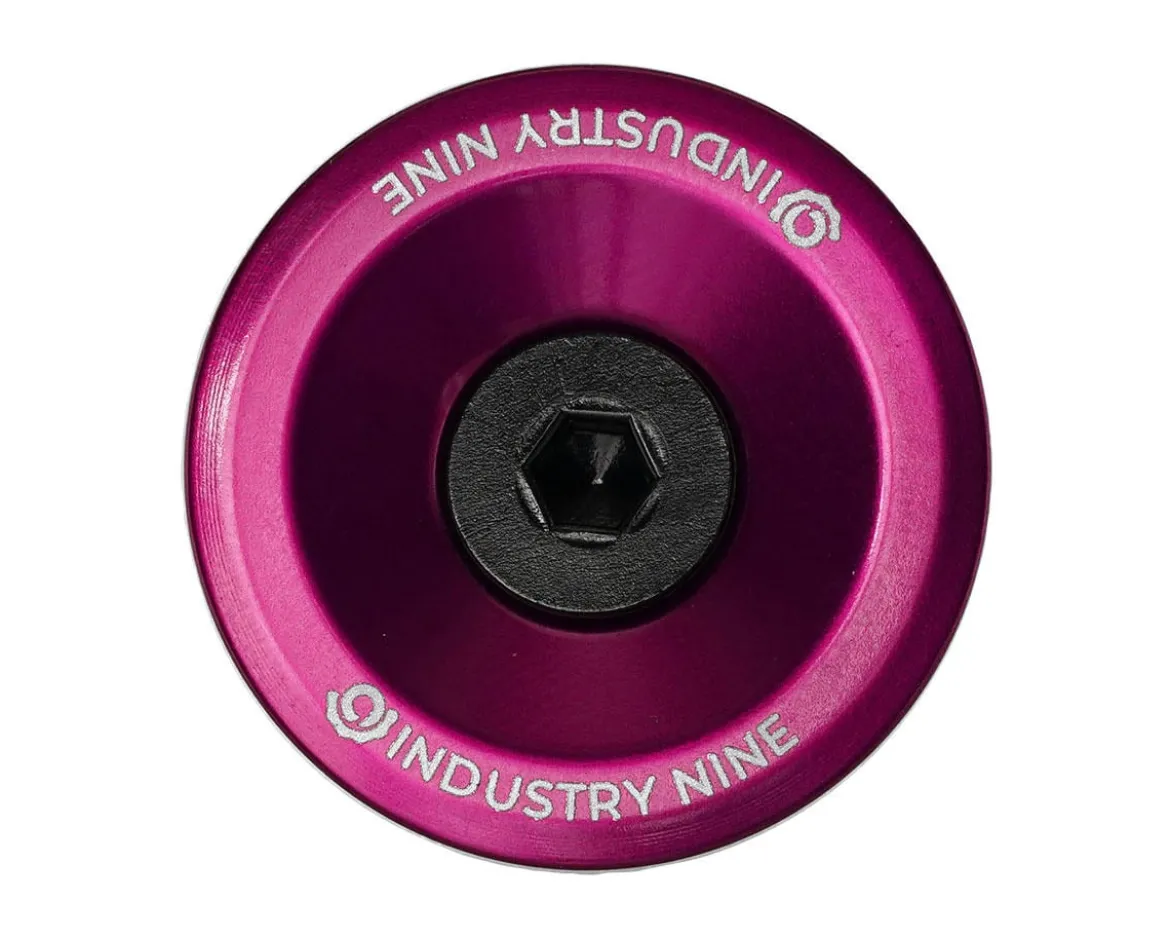 Industry Nine Ultra Light Aluminum Top Cap (Purple) (1-1/8")