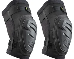 iXS Hack Race Knee Guard (Black) (M)